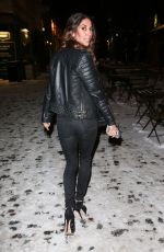 LEILANI DOWDING Arrives at Whiskey & Spears Launch at Shaku Zulu in London 02/28/2018