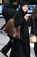 LENA HALL Arrives at Build Studio in New York 03/15/2018