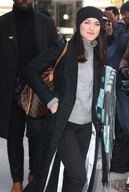 LENA HALL Arrives at Build Studio in New York 03/15/2018