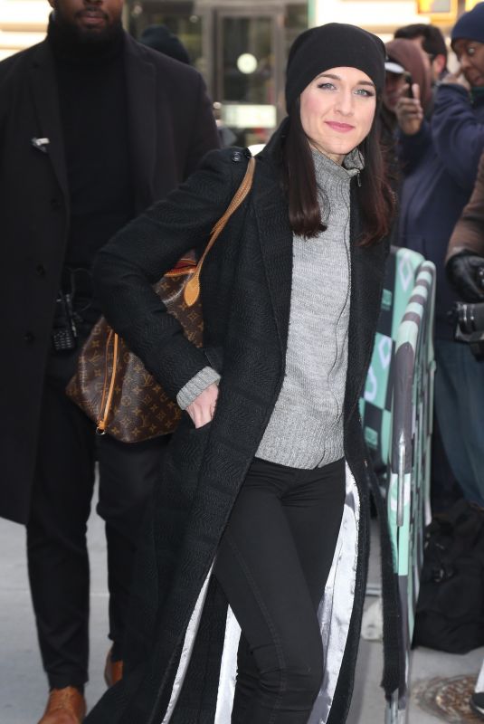 LENA HALL Arrives at Build Studio in New York 03/15/2018