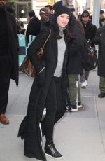 LENA HALL Arrives at Build Studio in New York 03/15/2018