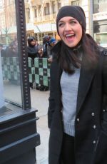 LENA HALL Arrives at Build Studio in New York 03/15/2018