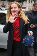 LESLIE MANN Arrives at Global Studios in London 03/15/2018