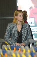 LILI REINHART at CDG Airport in Paris 03/30/2018