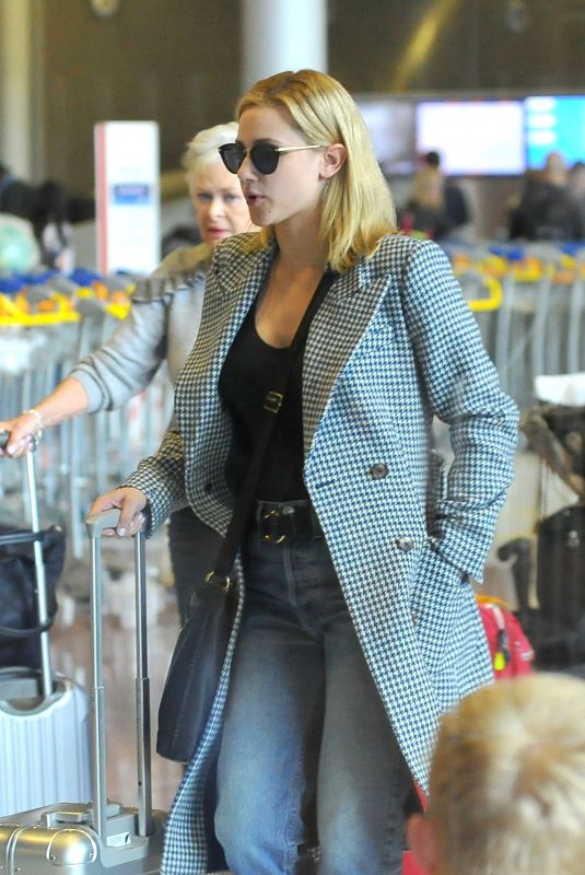 LILI REINHART at CDG Airport in Paris 03/30/2018