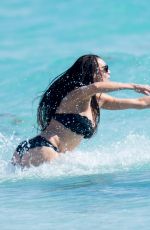 LILLY BECKER in Bikini on the Beach in Miami 03/25/2018