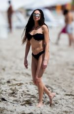 LILLY BECKER in Bikini on the Beach in Miami 03/25/2018
