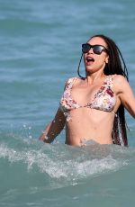 LILLY BECKER in Bikini on the Beach in Miami 03/30/2018