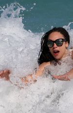 LILLY BECKER in Bikini on the Beach in Miami 03/30/2018