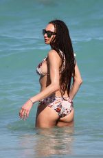 LILLY BECKER in Bikini on the Beach in Miami 03/30/2018