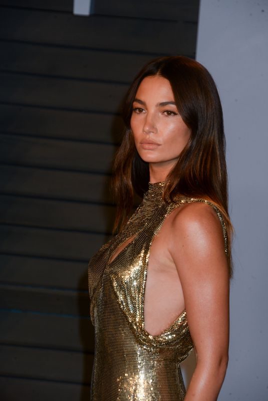 LILY ALDRIDGE at 2018 Vanity Fair Oscar Party in Beverly Hills 03/04/2018