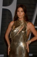 LILY ALDRIDGE at 2018 Vanity Fair Oscar Party in Beverly Hills 03/04/2018