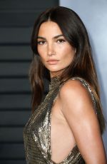 LILY ALDRIDGE at 2018 Vanity Fair Oscar Party in Beverly Hills 03/04/2018