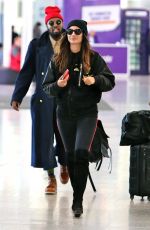 LILY ALDRIDGE at Pearson Airport in Toronto 03/01/2018