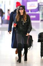 LILY ALDRIDGE at Pearson Airport in Toronto 03/01/2018