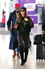 LILY ALDRIDGE at Pearson Airport in Toronto 03/01/2018