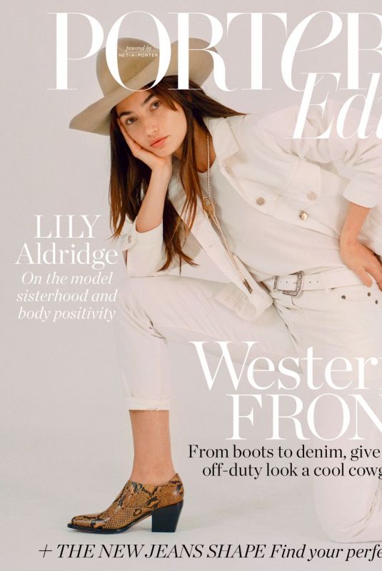 LILY ALDRIDGE for Porter Edit Magazine, March 2018