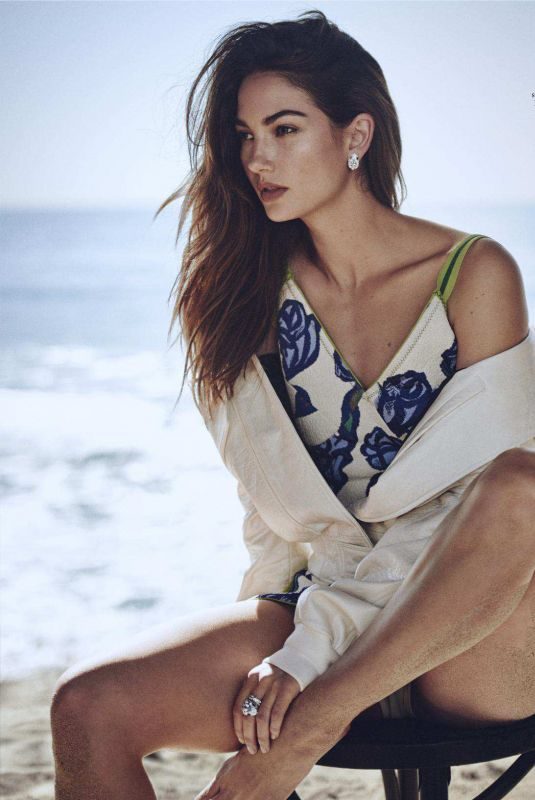 LILY ALDRIDGE in Elle Magazine, April 2018