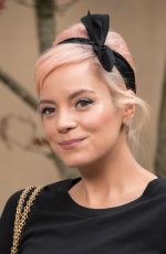 LILY ALLEN at Chanel Forest Runway Show in Paris 03/06/2018