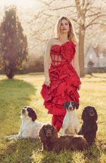 LILY JAMES for Harper’s Bazaar Magazine, UK April 2018