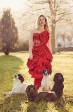 LILY JAMES in Harper’s Bazaar Magazine, April 2018