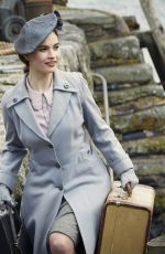LILY JAMES - The Guernsey Literary and Potato Peel Pie Society Promos