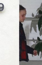LILY-ROSE DEPP at Acupuncture Clinice in Los Angeles 03/22/2018