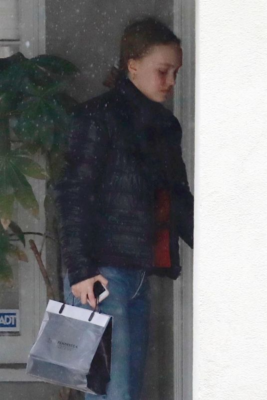 LILY-ROSE DEPP at Acupuncture Clinice in Los Angeles 03/22/2018