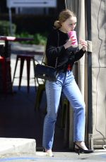 LILY-ROSE DEPP in Jeans Out in Los Angeles 03/18/2018
