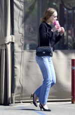 LILY-ROSE DEPP in Jeans Out in Los Angeles 03/18/2018