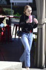 LILY-ROSE DEPP in Jeans Out in Los Angeles 03/18/2018