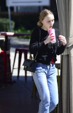 LILY-ROSE DEPP in Jeans Out in Los Angeles 03/18/2018