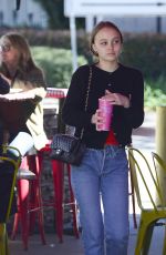 LILY-ROSE DEPP in Jeans Out in Los Angeles 03/18/2018