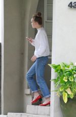 LILY-ROSE DEPP Leaves Acupuncture Clinic in Los Angeles 03/20/2018