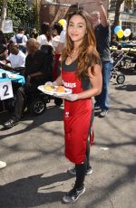 LINDSEY MORGAN at Los Angeles Mission Easter Celebration 03/30/2018