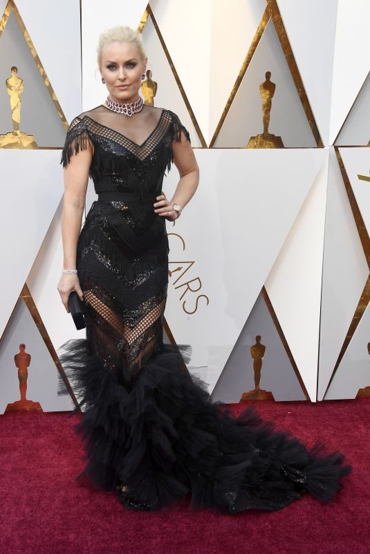 LINDSEY VONN at Oscar 2018 in Los Angeles 03/04/2018