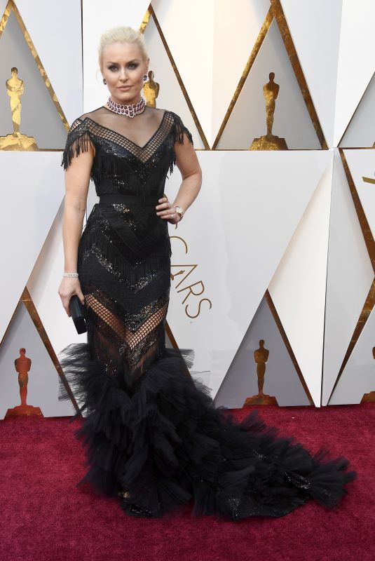 LINDSEY VONN at Oscar 2018 in Los Angeles 03/04/2018