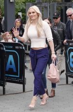 LINDSEY VONN on the Set of Extra in Universal City 03/07/2018