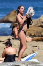 LISA CLARK in Bikini at Bondi Beach in Sydney 03/19/2018