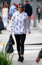 LISA RINNA Leaves Soulcycle in Beverly Hills 03/24/2018
