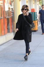 LISA RINNA Out Shopping on Rodeo Drive in Beverly Hills 03/23/2018