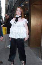 LIV HEWSON Arrives at Today Show in New York 03/20/2018