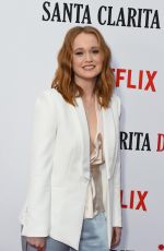 LIV HEWSON at Santa Clarita Diet Season 2 Premiere in Los Angeles 03/22/2018