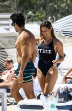 LOLA PONCE in Swimsuit at a Beach in Miami 03/23/2018