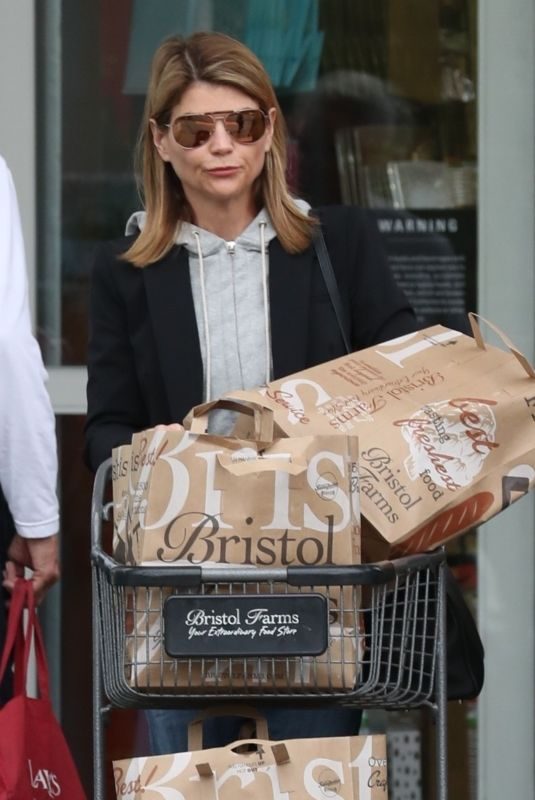 LORI LOUGHLIN Out Shopping in Beverly Hills 03/20/2018