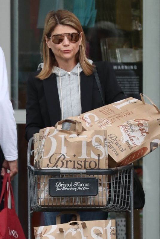LORI LOUGHLIN Out Shopping in Beverly Hills 03/20/2018