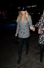 LOTTIE MOSS Arrives at Mahiki Nightclub in Kensington 03/30/2018