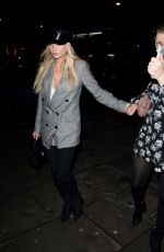 LOTTIE MOSS Arrives at Mahiki Nightclub in Kensington 03/30/2018
