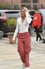 LOUISA JOHNSON Arrives at Key 103 Radio in Manchester 03/21/2018