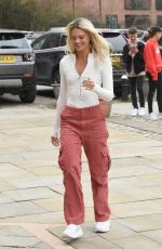 LOUISA JOHNSON Arrives at Key 103 Radio in Manchester 03/21/2018